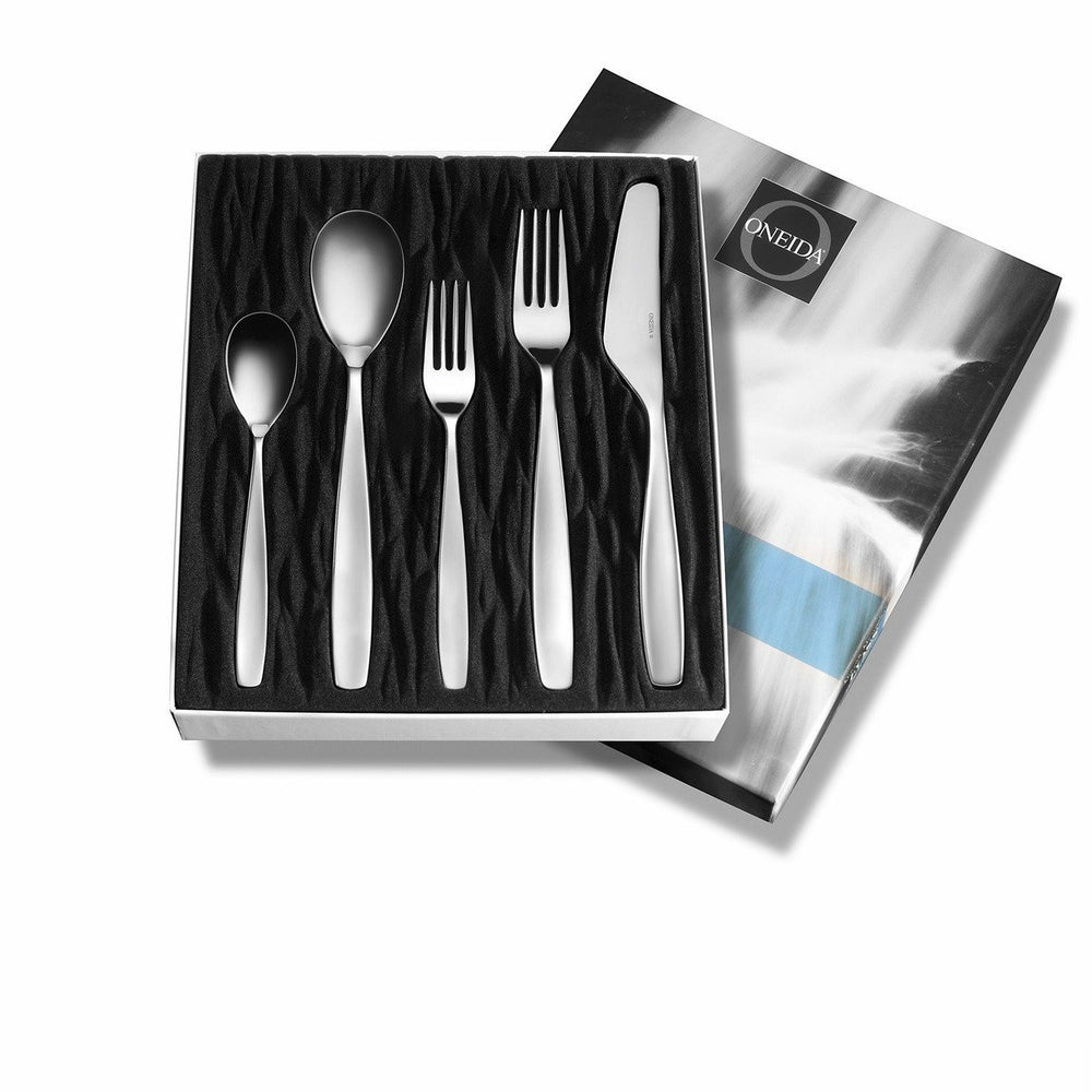 Oneida Naturally Norwegian Foss 60 Piece - Service for 12 | Extra 30% Off Code FF30 | Finest Flatware