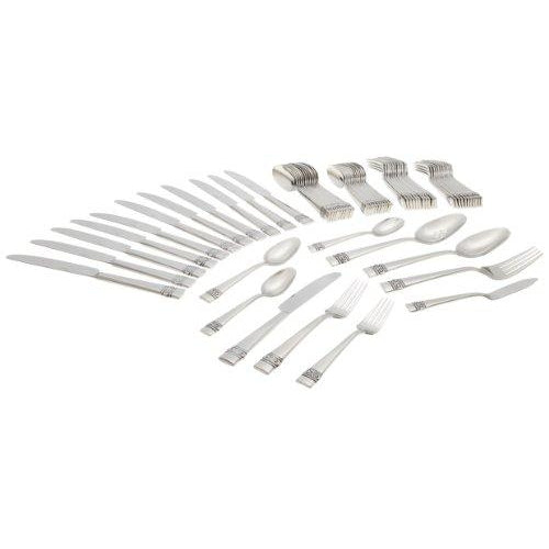 Oneida Maderno 65 Piece Fine Flatware Set, Service for 12 | Extra 30% Off Code FF30 | Finest Flatware