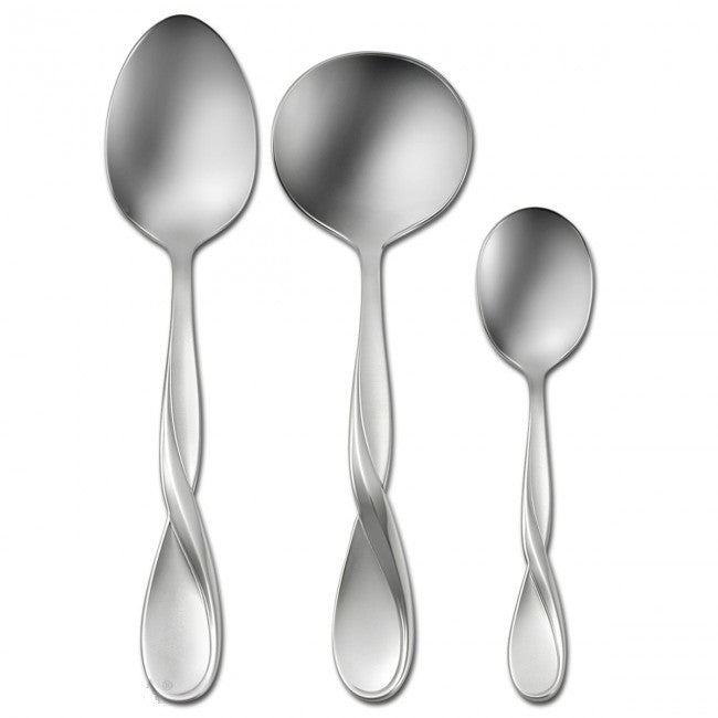 Oneida Satin Aquarius 3 Piece Hostess Set | Extra 30% Off Code FF30 | Finest Flatware